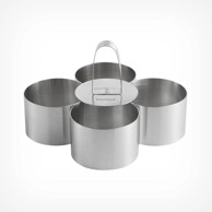 VONSHEF Kalupi za kuhanje, inox, 4 komada