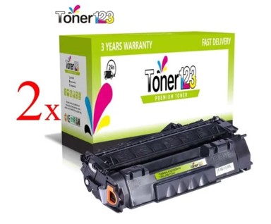 TONER123 Zamjenski toneri komplet HP 53A / Q7553A / LaserJet M2727, P2014, P2015, 2x crna