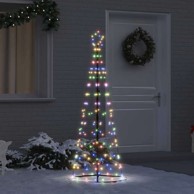 Božićno drvce s 390 LED žarulja šareni 250 cm željezo