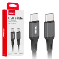 AMIO Kabel za punjenje USB-C-USB-C Fulllink 60W 200 cm