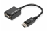 DIGITUS DisplayPort-VGA adapter 15 cm AK-340403-001-S, crna