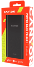 CANYON Prijenosna baterija PB-2001, 20000 mAh, crna