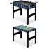Multifunkcionalni stol za igru 12 u 1, 106 × 59 × 90 cm, NS-801, crni