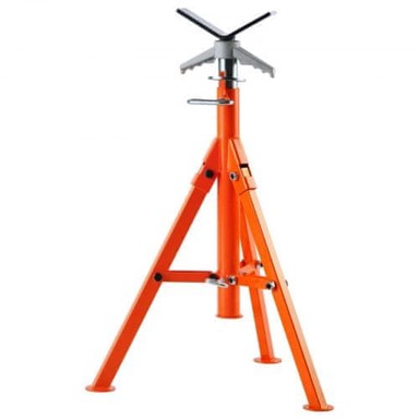 VEVOR Stalak za cijevi, podesiva visina, V-glava, 510 x 690 x 1320 mm, sklopivi