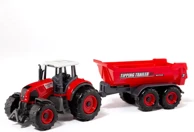MOLTO Traktor s prikolicom, crvena