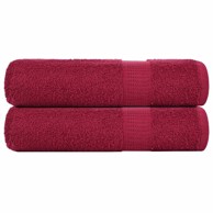 FROGN Ručnici za ruke, 2 kom, 50 x 100 cm, 360 g/m², bordo
