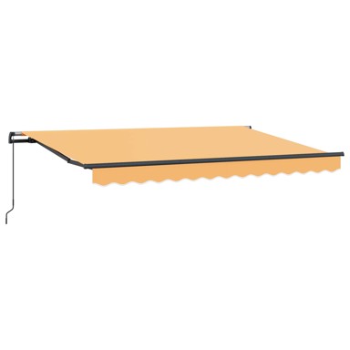 Skrovita tenda 2,5 x 2 m, tkanina, pijesak