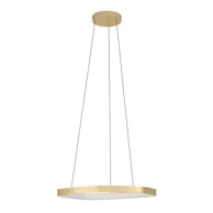 EGLO Visilica Vallerosa 1xLED 25,2W, brušeni mesing, bijela