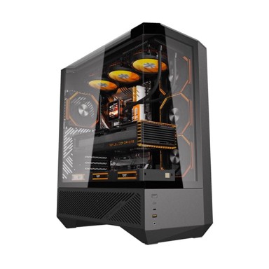 DARKFLASH Kućište DY460, 4 ARGB ventilatora, crno