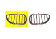 VAN WEZEL Maska BMW 5 E60 03-10, krom/crna, prednja desna