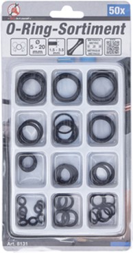 BGS Set O-ring brtvi 5–20 mm, 50 kom, Kraftmann 8131