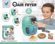 Friteza na vrući zrak za igru sa svjetlosnim efektima i dodaci, tirkizni