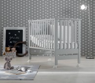AZZURRA DESIGN Dječji krevetić Contact, siva