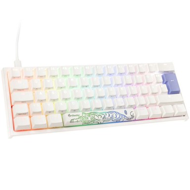DUCKY Tipkovnica One 2 Pro Mini White Edition Gaming, RGB LED, Kailh White - DKON2061ST-KDEPDWWTW2