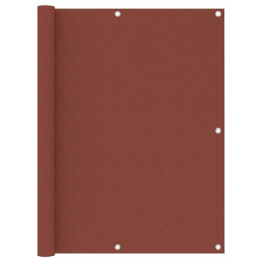 Balkonski zastor 120 x 500 cm Oxford, terakota