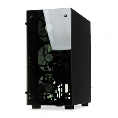 IBOX Kućište PASSION V4, mini tower, mini-ITX, kaljeno staklo, crno