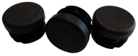Unutarnja kapica za profil cijevi Ø 10 crna, 100 kom.