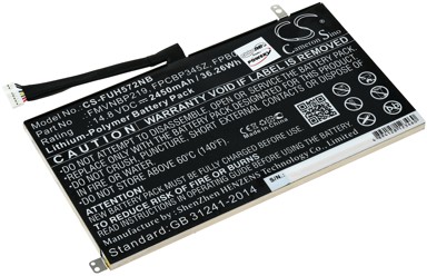 Baterija za Fujitsu LifeBook UH572 / Typ FPB0280