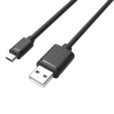 UNITEK USB kabel Y-C434GBK, 1.5 m, USB-A na Micro USB-B, crni