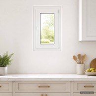 RISOR podrumski prozor PVC 60 x 70 cm, bijeli iznutra