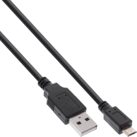 INLINE USB-A na Micro USB kabel 31718Q, USB 2.0, 1,8 m, crni