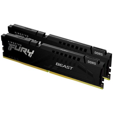 KINGSTON FURY Beast RAM memorija, DDR5-5200, CL40, Kit, 16 GB, KF552C40BBK2-16