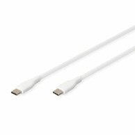 DIGITUS USB kabel C-C 0,5 m 60 W silikonski, bijeli