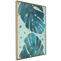 Poster Pastel Monstera Leaves 20x30
