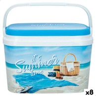 AKTIVE Set za stolni tenis Summer Beach, plastika 6 L, 29 × 20 × 19,5 cm, 8 kom.