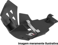 CROSSPRO Plastični poklopac motora DTC Enduro za Husqvarna TE 250/300 i KTM EXC 250/300 TPi '17-'19, crni
