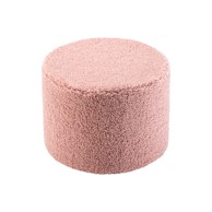 WIGIWAMA Ružičasti dječji tabure od bouclé tkanine 