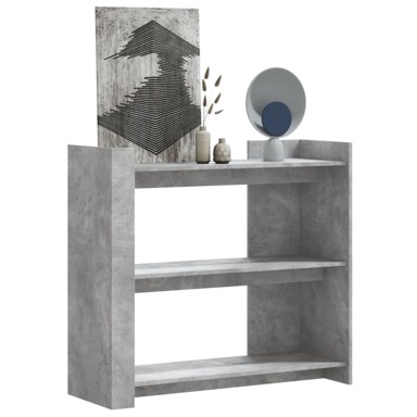 Konzolni stol siva boja betona 100x35x90 cm od iverice