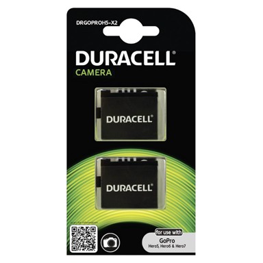 DURACELL Baterija za GoPro Hero 5/Hero 6/Hero 7, 1250mAh, 1x2