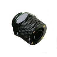 BITSPOWER Ravna spojnica, G1/4 inča AG na 11/8 mm, mat crna 