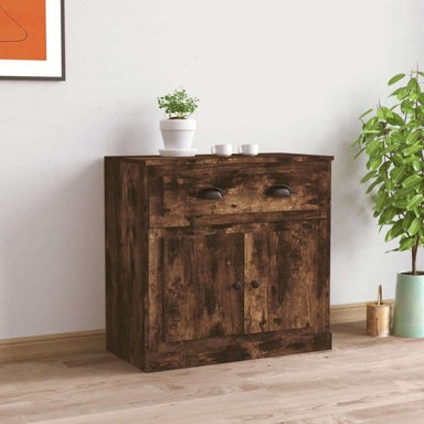 Komoda 70 x 35,5 x 67,5 cm, konstruirano drvo, dimljeni hrast