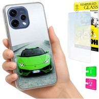 Maskica za Oppo Reno 15 5G, s foto tiskom, sa zaštitnim staklom 9H