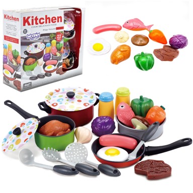 WOOPIE Set kuhinjskog posuđa, XXL, 22 komada