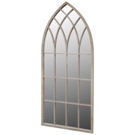 Rustikalno vrtno ogledalo 50 x 115 cm za unutarnju i vanjsku uporabu