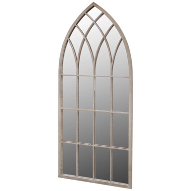 Rustikalno vrtno ogledalo 50 x 115 cm za unutarnju i vanjsku uporabu