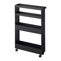 YAMAZAKI Mat crna željezna kupaonska polica 48x80, 5 cm Tower