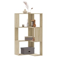 Regal za knjige, kutni, drveni 50x50x102 cm, sonoma hrast