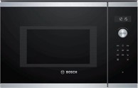 BOSCH Ugradbena mikrovalna pećnica BFL554MS0, 25 l, 900 W, inox/crna