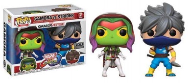 FUNKO Komplet figurica POP! Marvel vs. Capcom, Gamora + Strider (Player 2), dvostruko pakiranje