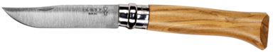 OPINEL Nož maslinovo drvo + futrola i drvena kutija No. 08