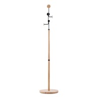 GAZZDA Podni stalak od masivnog hrastovog drva s crnim detaljem Hook