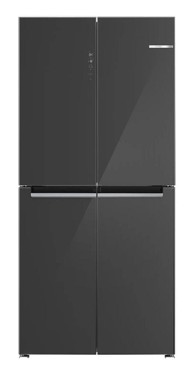 BOSCH Američki hladnjak KMC85LEEA, grafitno siva