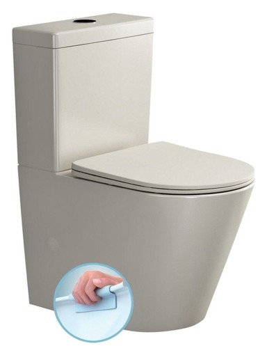 SAPHO WC kombinacija PACO, rimless, vertikalni/horizontalni odljev, bjelokost