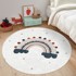 MILA HOME Krem dječji tepih ø 80 cm Comfort