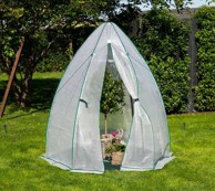 WESTMANN Staklenik Olive, bijeli, 160 x 160 x 183 cm