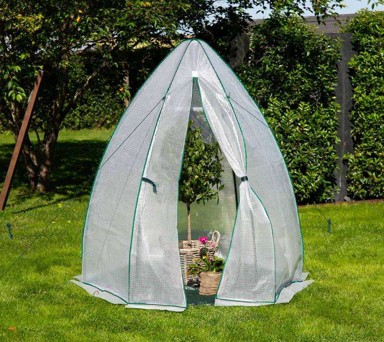 WESTMANN Staklenik Olive, bijeli, 160 x 160 x 183 cm